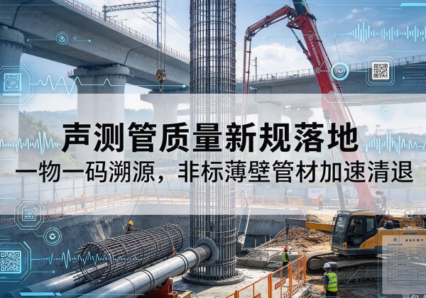 古县声测管质量新规落地，一物一码溯源，非标薄壁管材加速清退